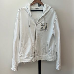 Versace white hoodie men’s size L